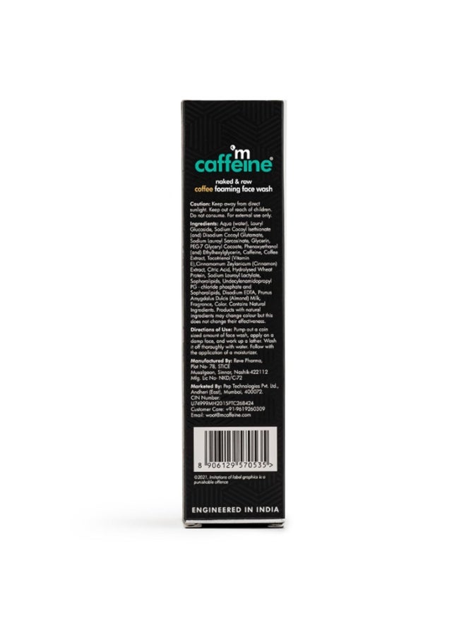 MCaffeine mCaffeine Coffee Foaming Face Wash for Oily Skin | Anti Acne Face Wash for Oil Control & Acne Prone Skin | For Men & Women | Daily Use Face Cleanser for Hot & Humid Weather | 75ml  - Image 4