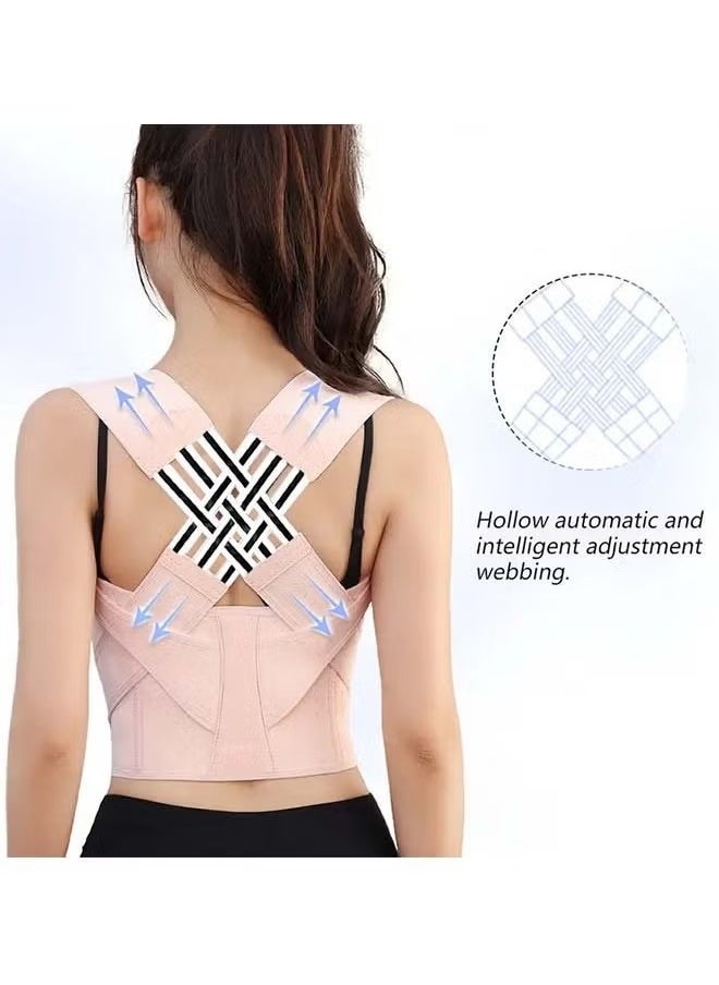 Generic - Back Straightener Belt, Back Posture Belt, Adjustable Back Straightener Straps, Back Straightener Posture Corrector, Back Posture Corrector for Neck, Shoulder Gym and Good Posture Support(XL) - Image 1