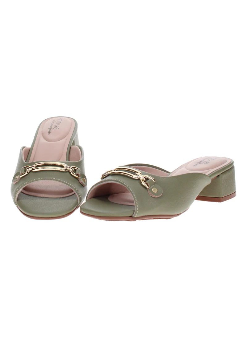 Modare Green Modare Women’s Flat Summer Footwear – Lightweight Slip-On Comfort with Stylish Casual Design for Women | Best Price UAE