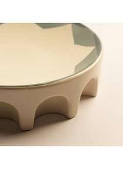 La Mesa La Mesa Porcelain Serving Plate Yathrib Collection, Green 30*7.5Cm  - Image 1