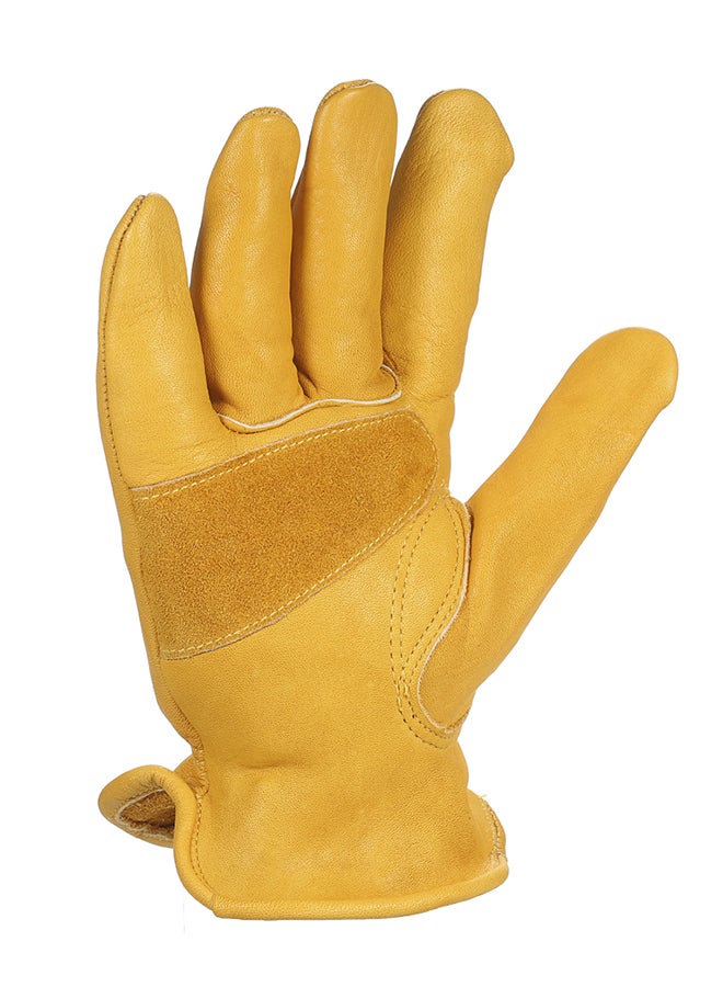 Non Slip Safety Worker Gardening Gloves Yellow - Image 2