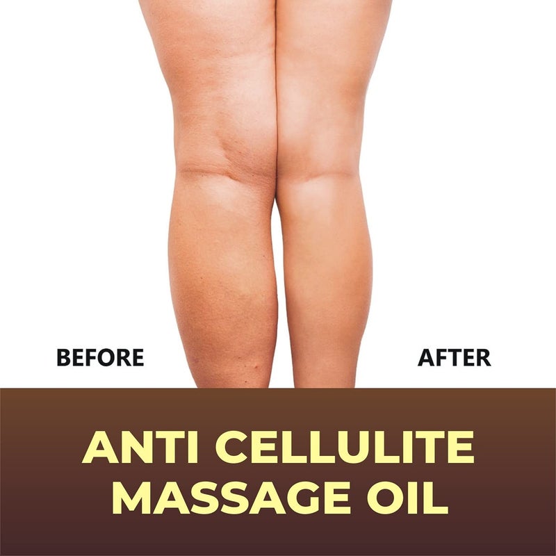 First Botany, Anti-Cellulite Massage Oil Infused with Collagen & Stem Cells - Natural Cellulite & Stretch Mark Treatment for Men & Women - 8 oz - Image 3