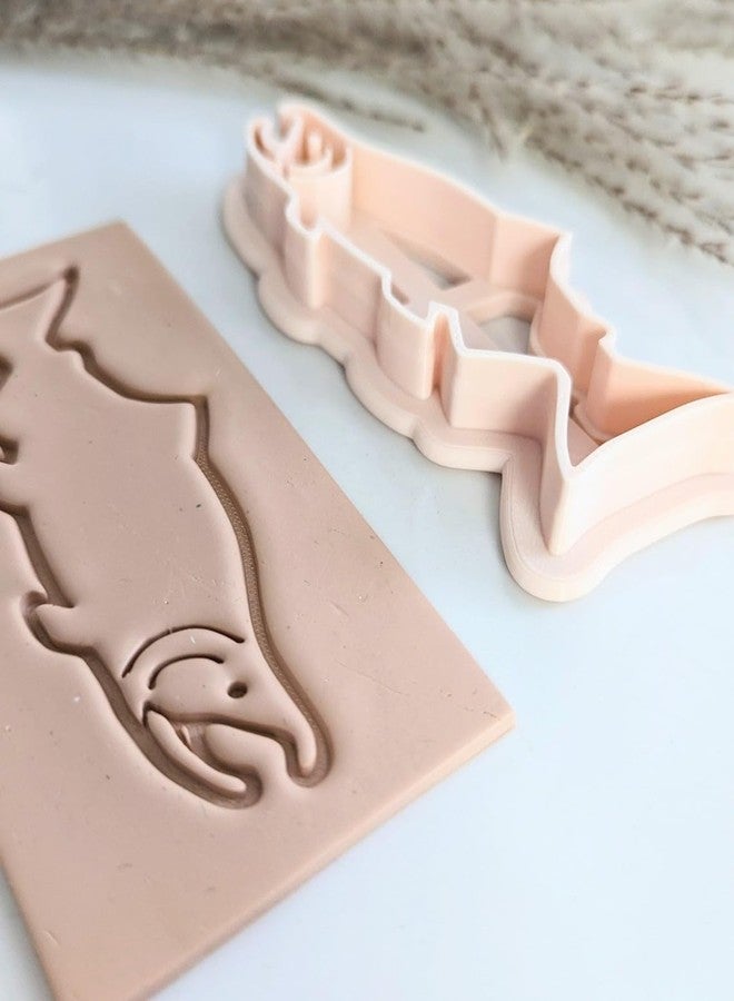 EROTNGO Salmon Imprint Stamp Large Clay Stamp for Polymer Clay Crafting Detailed Fish Design Stamp for Handmade Jewelry and Art Projects Nature Inspired Salmon Shape Clay Tool for Artists - Image 3