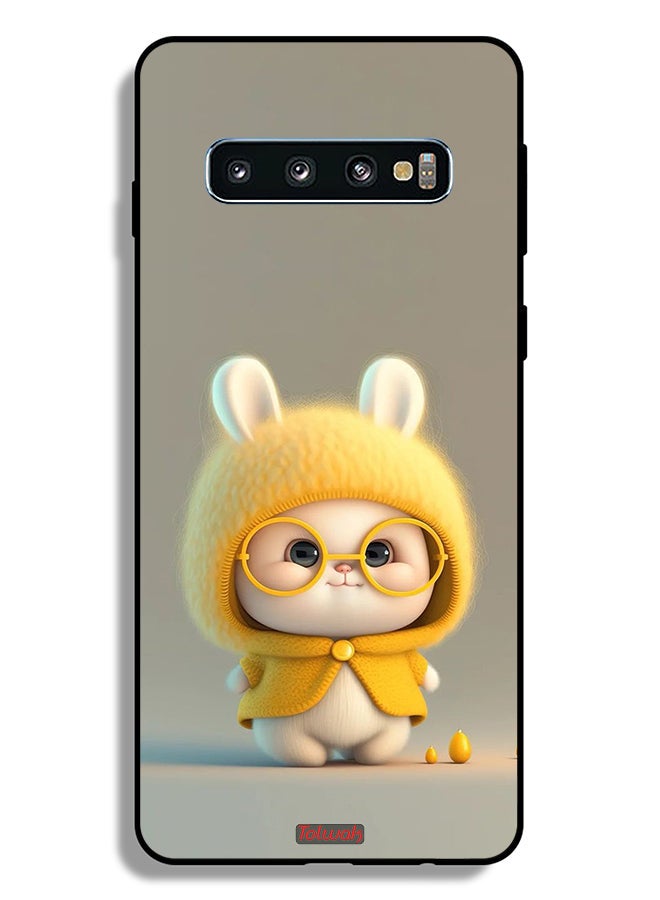 Tolwak Samsung Galaxy S10 Protective Case Cover Baby Rabbit - Image 2