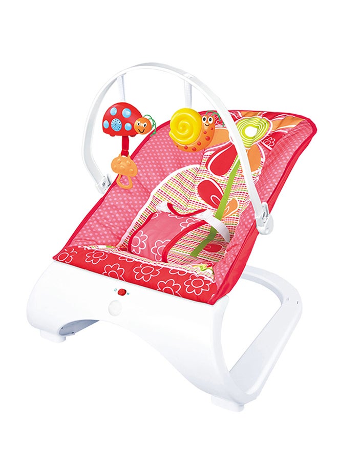MaBaby Vibrating Infant Baby Rocker Swing, Multifunctional Baby Bouncer Chair With Interactive Toy Rack And Music  - Image 1