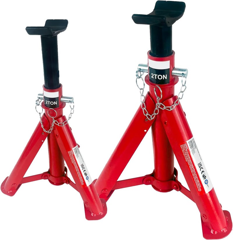 SIMPLY Auto 2T Foldable Jack Stand Pair CFJS2T (2 Tonne, 2000kg) - Image 1