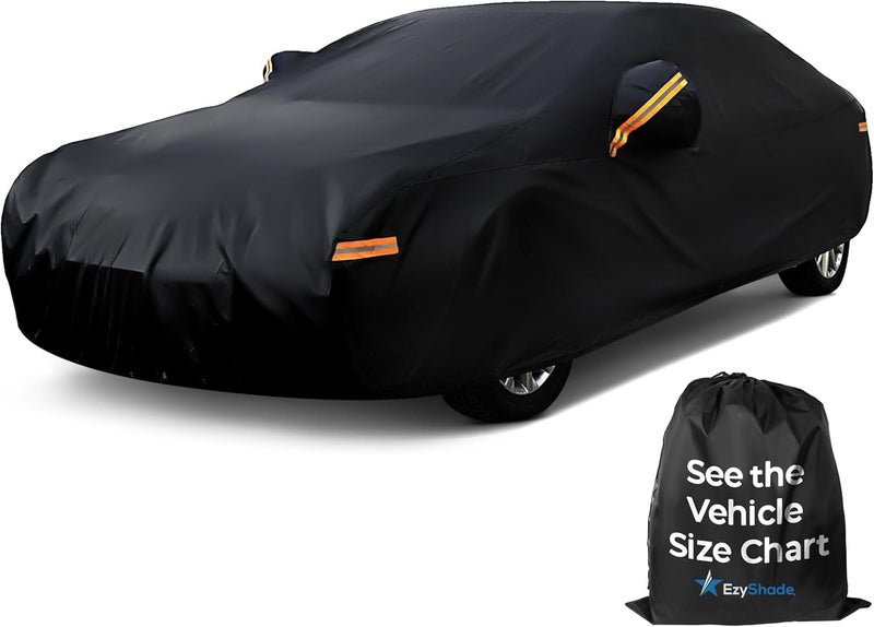 EzyShade غطاء سيارة EzyShade مكون من 10 طبقات لسيارات الدفع الرباعي (SUV) - مقاوم للماء ومناسب لجميع الأحوال الجوية - غطاء خارجي شامل وشديد التحمل لسيارات مثل جيب (Jeep) وراف 4 (Rav4) وسي آر في (CRV). - Image 1