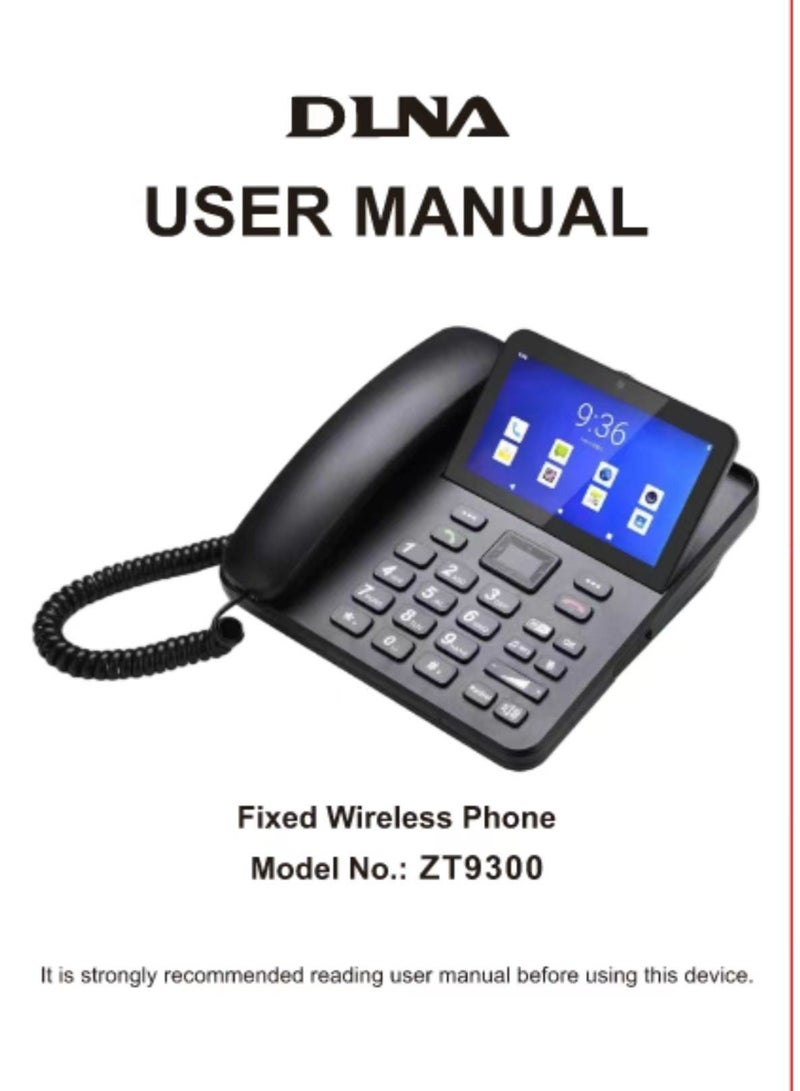 FIPKA ZT9300 5" Touch Screen Landline Phone Android System WiFi 4G Video Telephone - Image 3