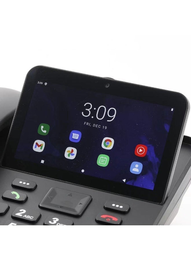FIPKA ZT9300 5" Touch Screen Landline Phone Android System WiFi 4G Video Telephone - Image 4
