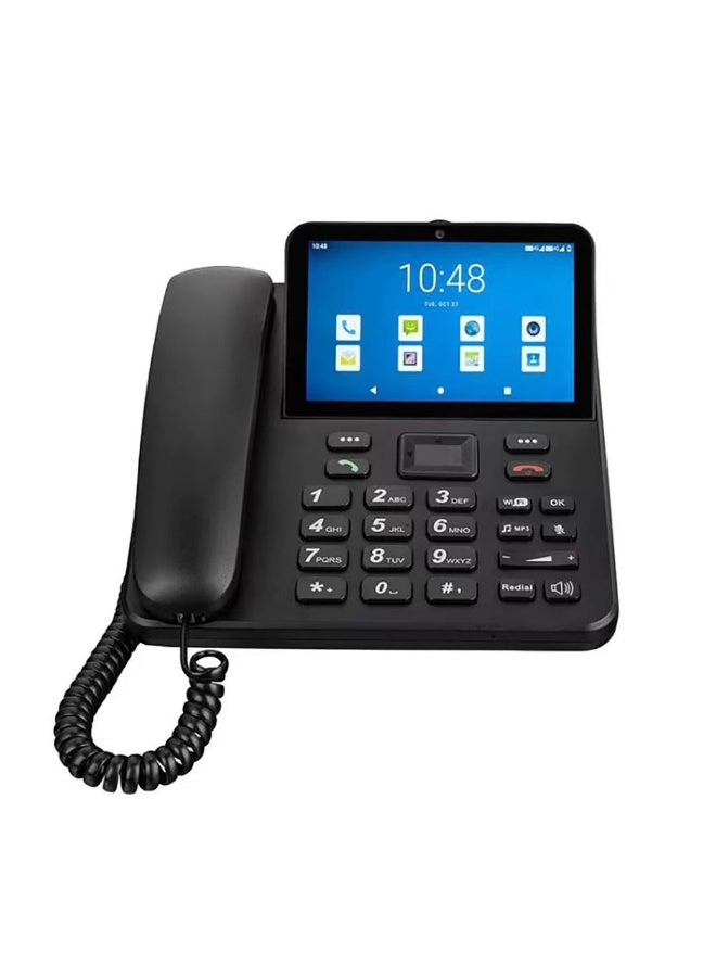 FIPKA ZT9300 5" Touch Screen Landline Phone Android System WiFi 4G Video Telephone - Image 1