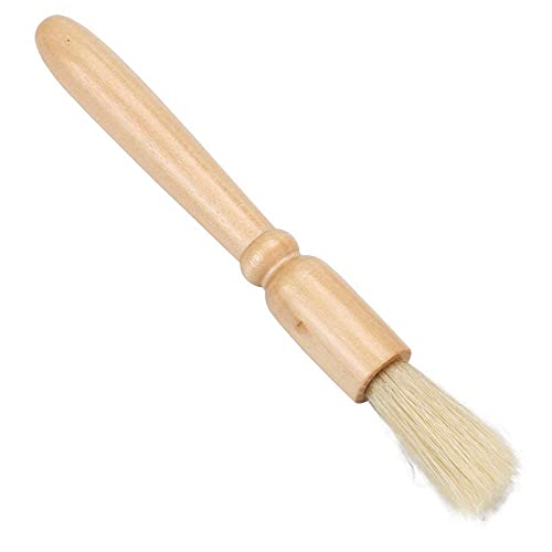 MSART Coffee Grinder Cleaning Brush + Coffee Brush Wood Handle & Natural Bristles Pastry Brush - Image 1