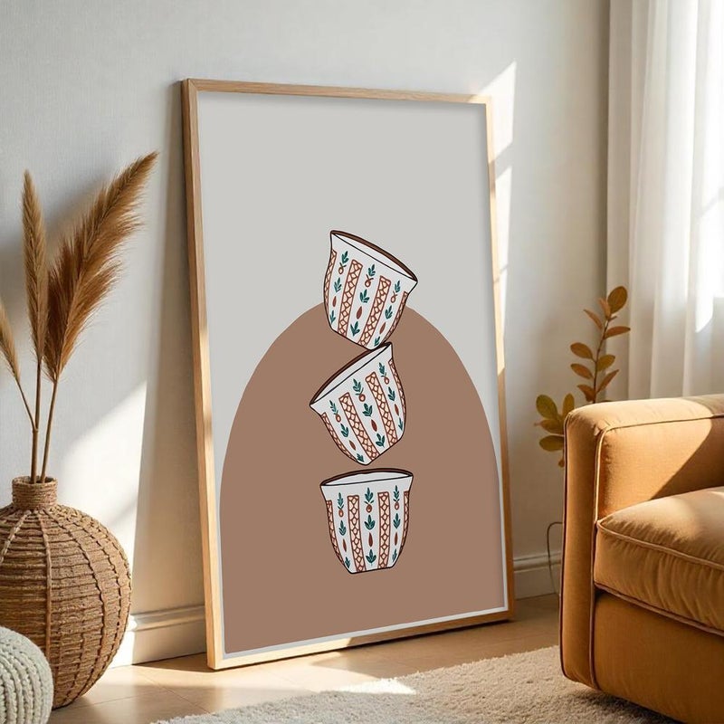 Marktna Najdi art design canvas painting with hollow frame size (120x80) one piece - Image 2