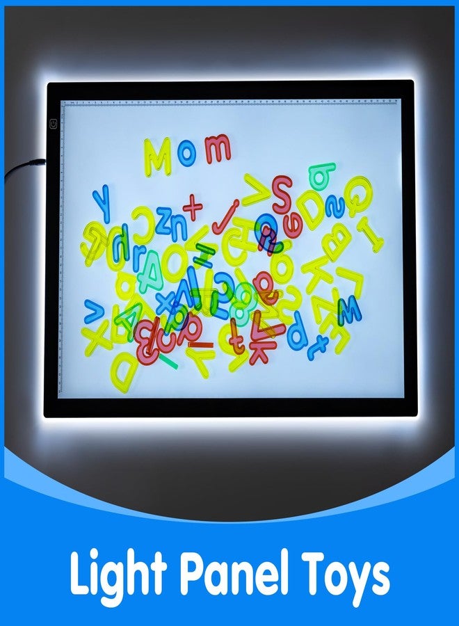 Odoorgames 66 Pcs Translucent Letters and Numbers - About 2 Inches - Plastic Alphabet Letters for Kids - Ideal for Light Table Activities, Counting & Spelling Fun - Image 5