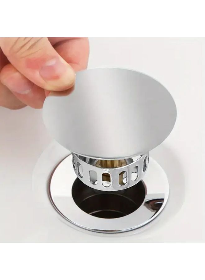 Universal Bathtub Anti Clog Drain Stopper With Hair Catcher Pop Up Design - Image 5