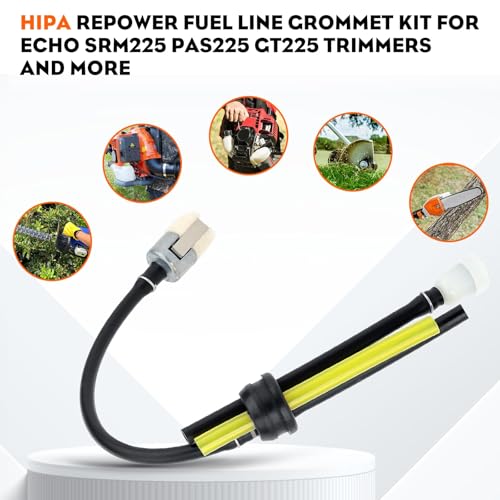 Hipa 90069 90097 Repower Fuel Line Kit for Echo SRM210 SRM225 GT200 GT225 PAS225 PB200 PB250 PE200 PE2100 PE211 ES210 ES250 HC150 Trimmer Blower Mantis Tiller Carburetor Fuel System Maintenance Kit - Image 2