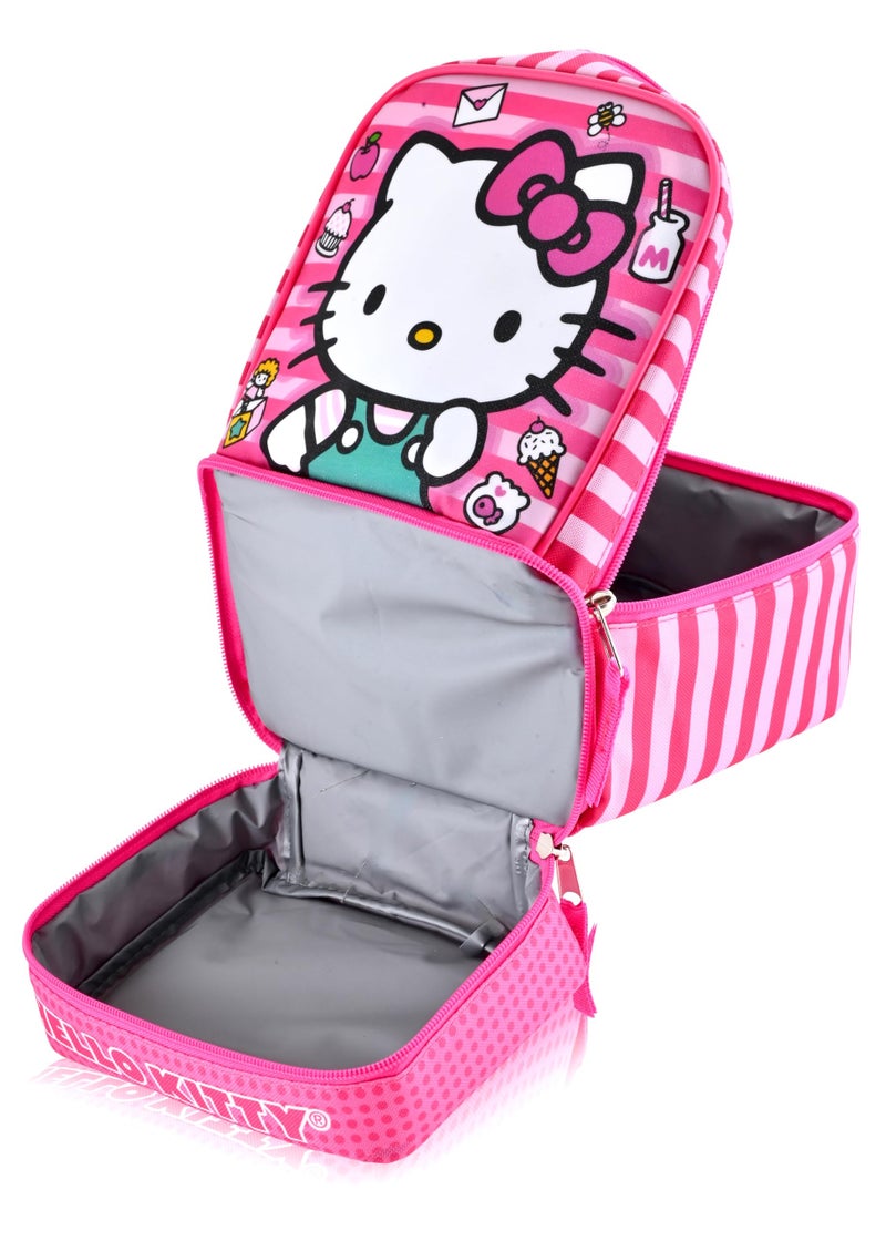Fast Forward Sanrio Hello Kitty Lunch Box for Women | Insulated Lunch Bag Lunch Box for Girls, Boys, Unisex | Hello Kitty and Friends Pink Reusable Lunchbox - Image 3
