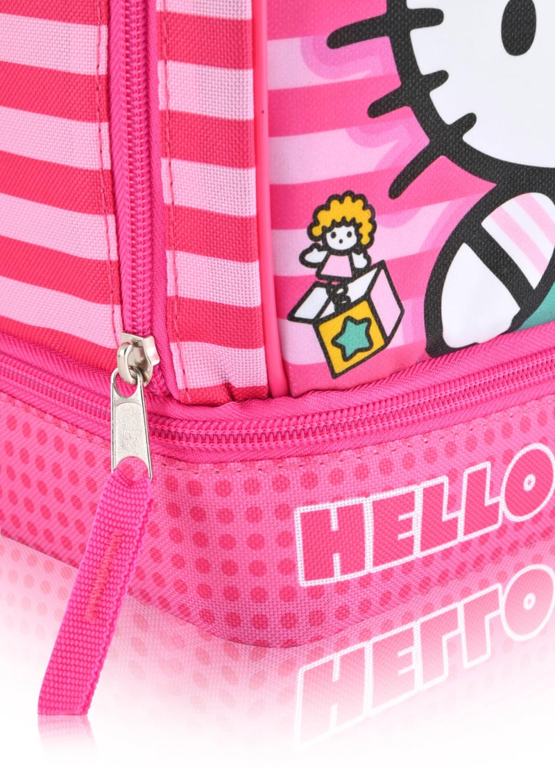 Fast Forward Sanrio Hello Kitty Lunch Box for Women | Insulated Lunch Bag Lunch Box for Girls, Boys, Unisex | Hello Kitty and Friends Pink Reusable Lunchbox - Image 4
