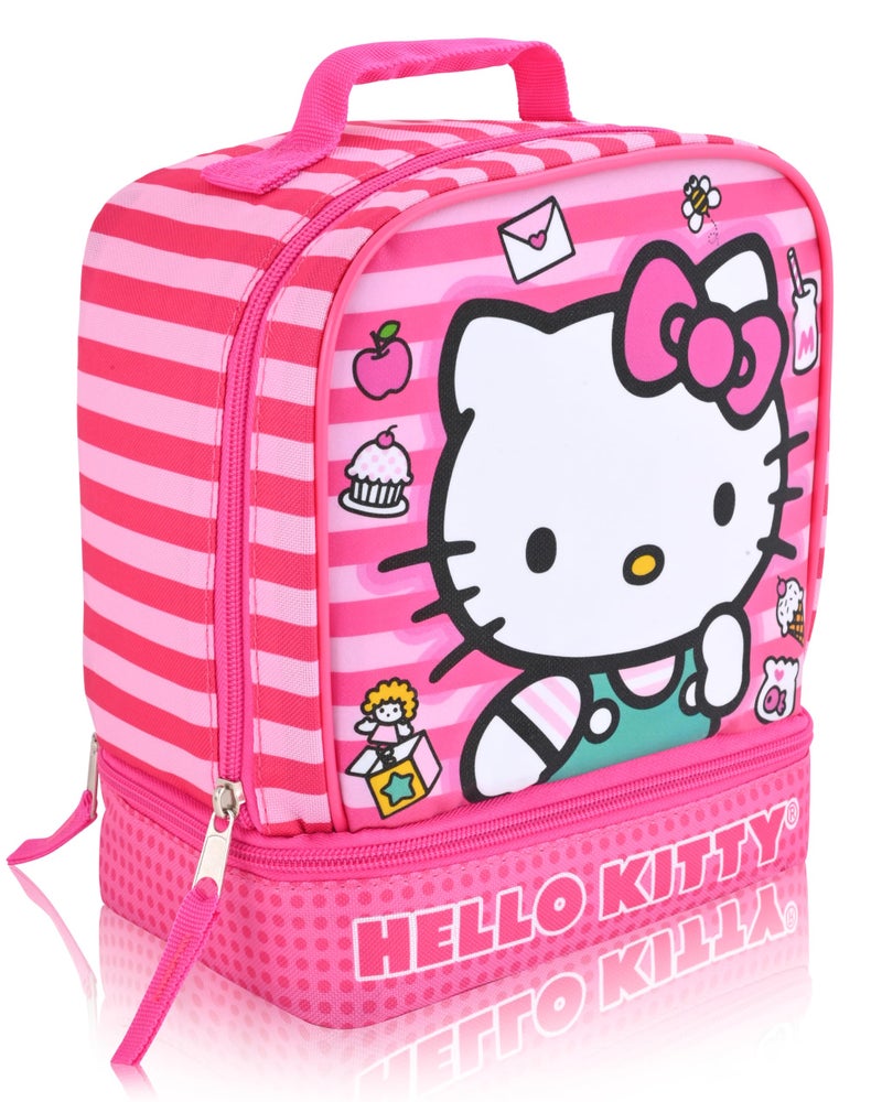 Fast Forward Sanrio Hello Kitty Lunch Box for Women | Insulated Lunch Bag Lunch Box for Girls, Boys, Unisex | Hello Kitty and Friends Pink Reusable Lunchbox - Image 2