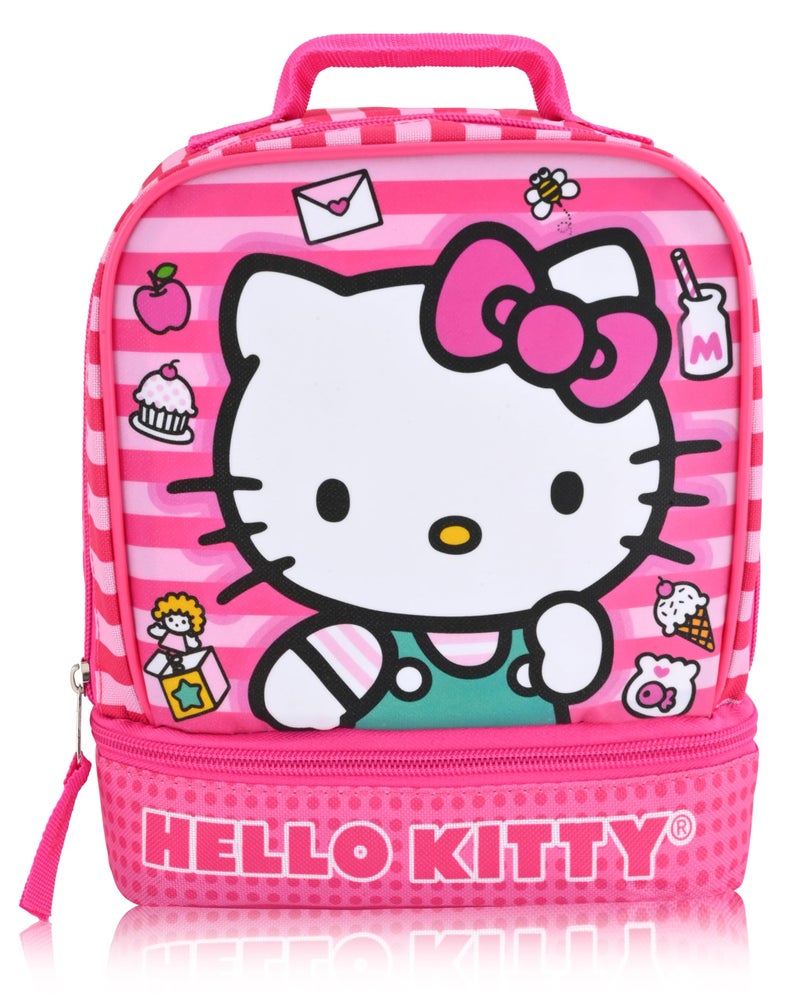 Fast Forward Sanrio Hello Kitty Lunch Box for Women | Insulated Lunch Bag Lunch Box for Girls, Boys, Unisex | Hello Kitty and Friends Pink Reusable Lunchbox - Image 1