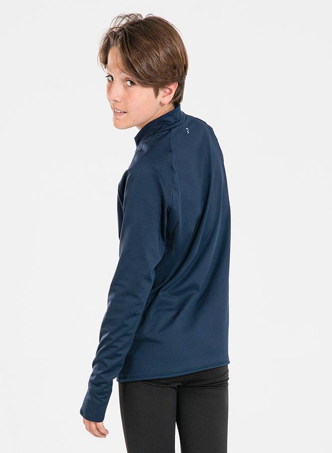DECATHLON Kids' KIPRUN WARM 100 1/2 zip long-sleeved running T-shirt - Image 2