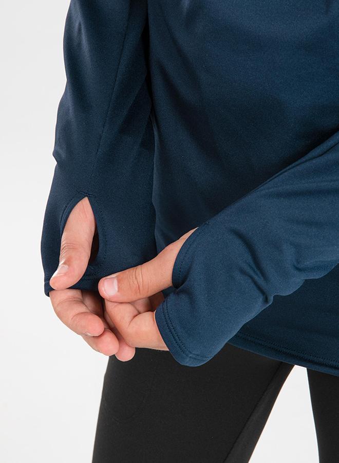 DECATHLON Kids' KIPRUN WARM 100 1/2 zip long-sleeved running T-shirt - Image 3