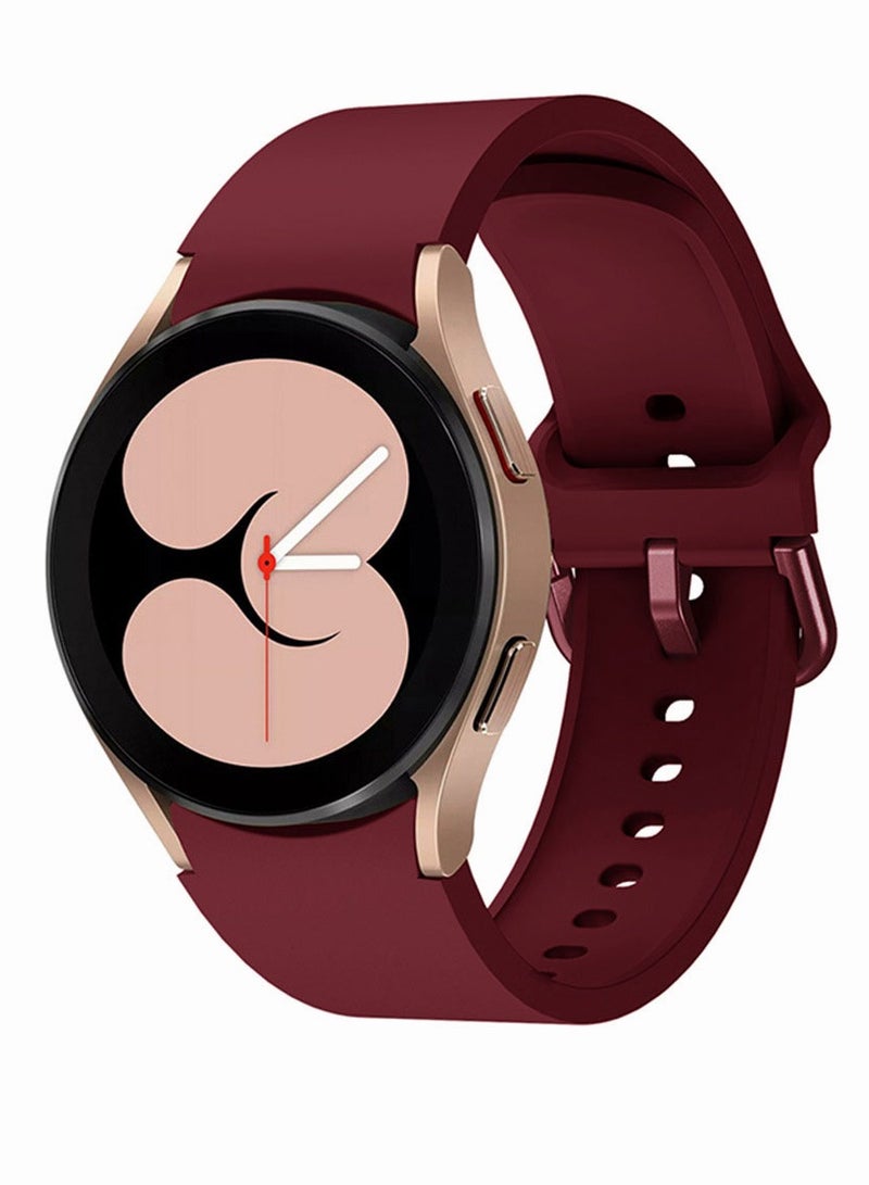 Motim Soft Silicone Watch Replacement Band for Galaxy Watch 7/6/5/4, Width 20mm, Adjustable Sport Band 40mm/44mm 42/46mm, Quick Release Watch Strap  - Image 2