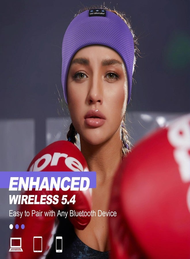 LC-dolida Sleep Headphones Bluetooth 5.4, Headband Headphones Earphones Wireless, Sleep Mask for Sleeping, Sports, Gifts, Workout, Jogging, Yoga,Insomnia, Air Travel, Meditation - Image 3
