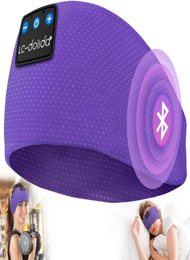 LC-dolida Sleep Headphones Bluetooth 5.4, Headband Headphones Earphones Wireless, Sleep Mask for Sleeping, Sports, Gifts, Workout, Jogging, Yoga,Insomnia, Air Travel, Meditation - Image 1