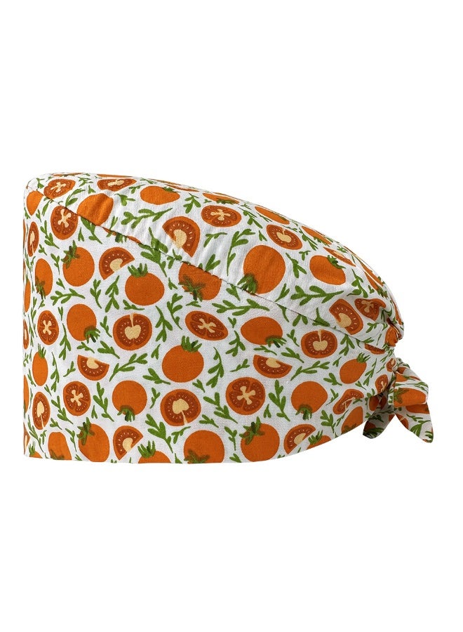 NIBEMINENT Scrubs Cap  Cotton Print Surgery Scrub Hats Nurse Caps Medical Accessories Beauty Salon Pet Shop Lab Work Hat Chef Hat