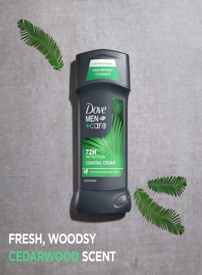 Dove Men+Care DOVE MEN + CARE Antiperpirant 3 Pack Coastal Cedar Deodorant for Men 2.7oz - Image 4