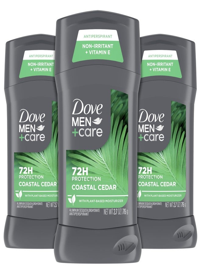 Dove Men+Care DOVE MEN + CARE Antiperpirant 3 Pack Coastal Cedar Deodorant for Men 2.7oz - Image 1