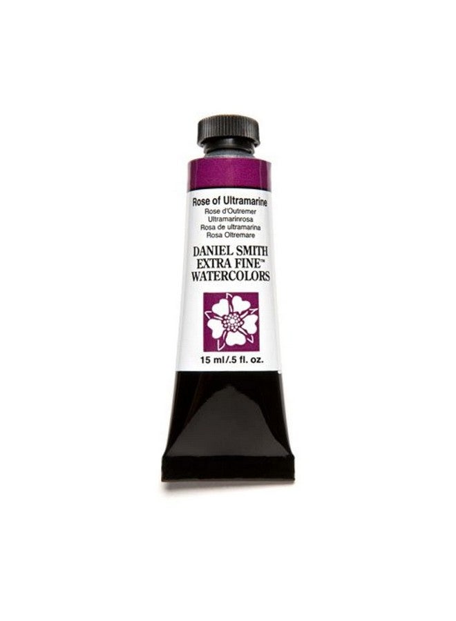 Daniel Smith 284600101 Extra Fine Watercolor 15Ml Paint Tube Rose Of Ultramarine - Image 1
