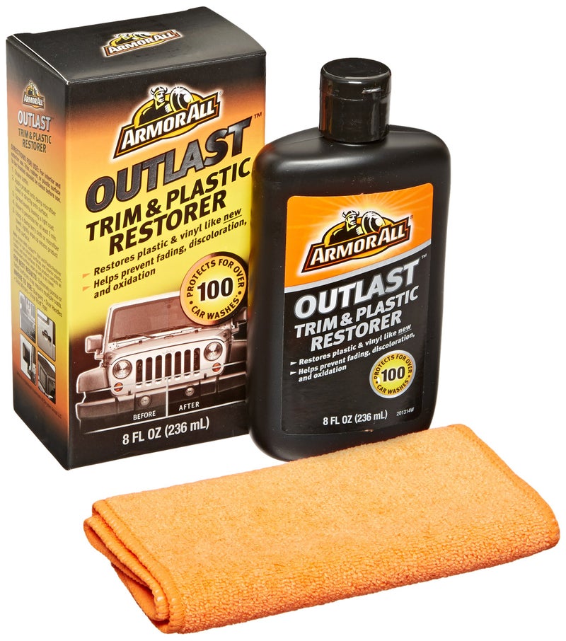 Armor All Car Trim & Plastic Cleaner, Cleaning for Cars, Truck, Motorcycle, Bottles, Outlast, 8 Oz, Pack of 6, 17451-6PK - Image 1