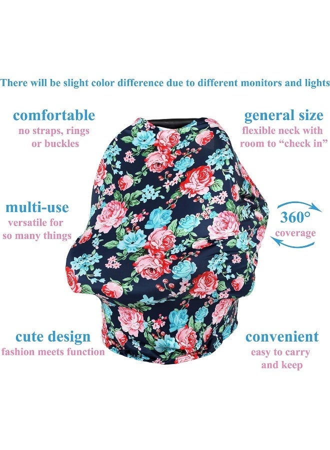 توكينج Car Seat Covers for Babies, Silky Nursing Cover for Breastfeeding - Image 2