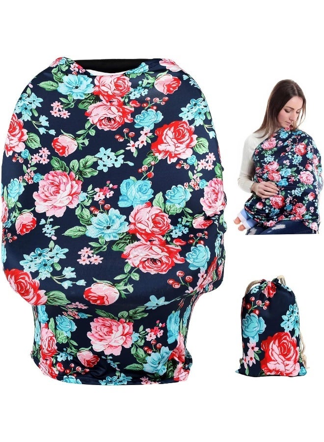 توكينج Car Seat Covers for Babies, Silky Nursing Cover for Breastfeeding - Image 1