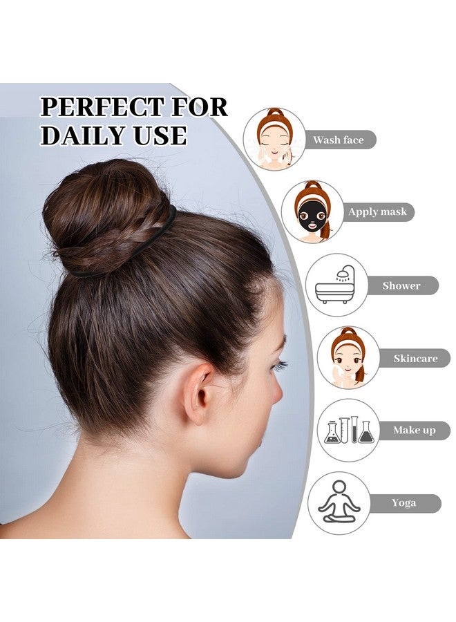 Dingion 80 Count Extra Long Hair Tie For Long Thick And Curly Hair Elastic Ponytail Holders For Women No Metal Long Hair Bands Hair Accessories (Black) - Image 4