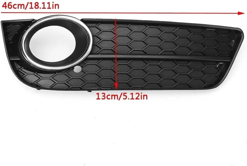 DEMULAX Fog Light Grille Covers for A5 2008-2011 - Image 2