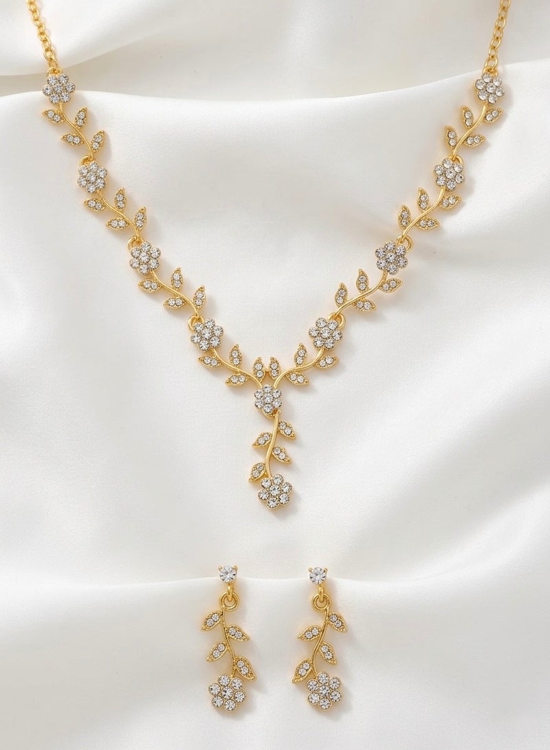 JewelryPalace 2 Pcs Zirconia Jewelry Set For Women, Necklace And Earrings Set, Elegant Occasion Accessories - Image 3