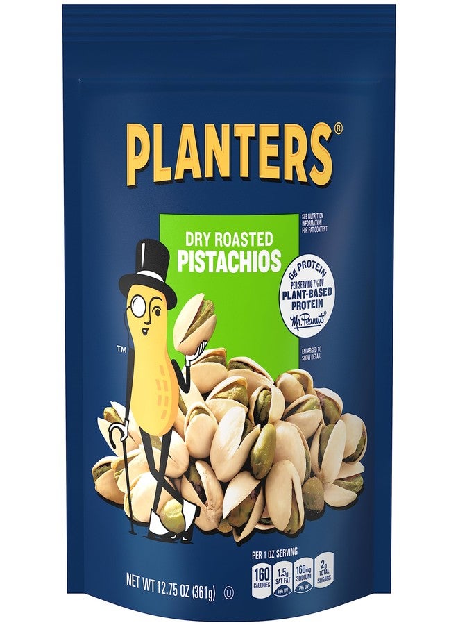 PLANTERS Dry Roasted Pistachios, 12.75 oz Bag - Image 1