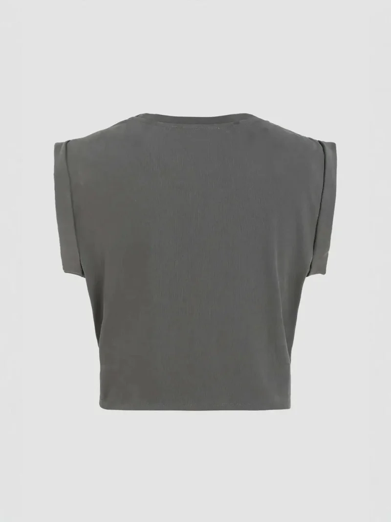 HICCUP Printed Crop T-Shirt