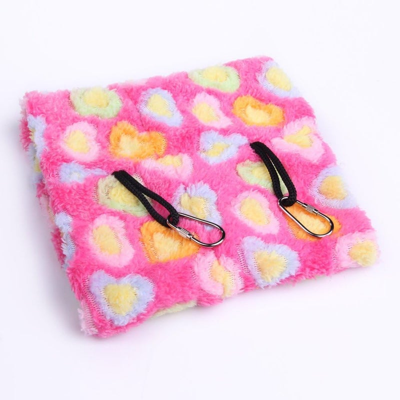 Vktech ® Plush Snuggle Bird Hammock Hanging Snuggle Cave Happy Hut Bird Parrot Hideaway Size M (23.5 * 22cm) (Pink) - Image 5