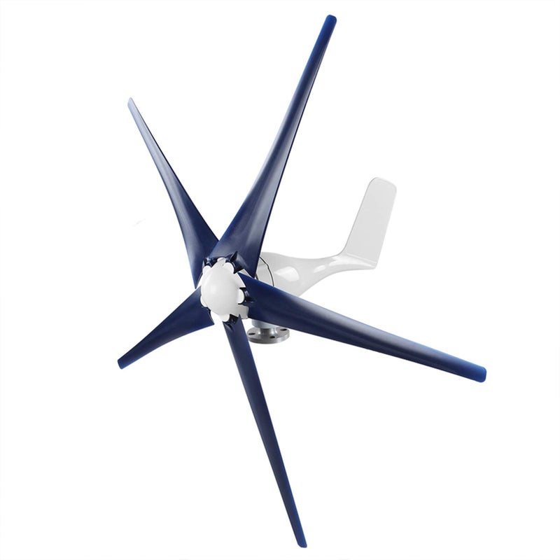 Wind Turbine Generator 1200W 5 Vane Industrial Supplies Low Vibration Small Windmill 12V - Image 1