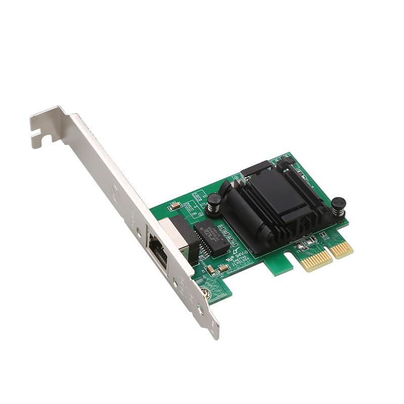 10جتيك 1G محول شبكة PCI-e جيجابت سطح المكتب (NIC) مع شريحة Intel 82574L، بطاقة شبكة إيثرنت 10/100/1000 ميجابت في الثانية، منفذ RJ45 نحاسي واحد، PCI-e X1، مقارنة مع Intel EXPI9301CT/EXPI9301CTBLK - Image 1