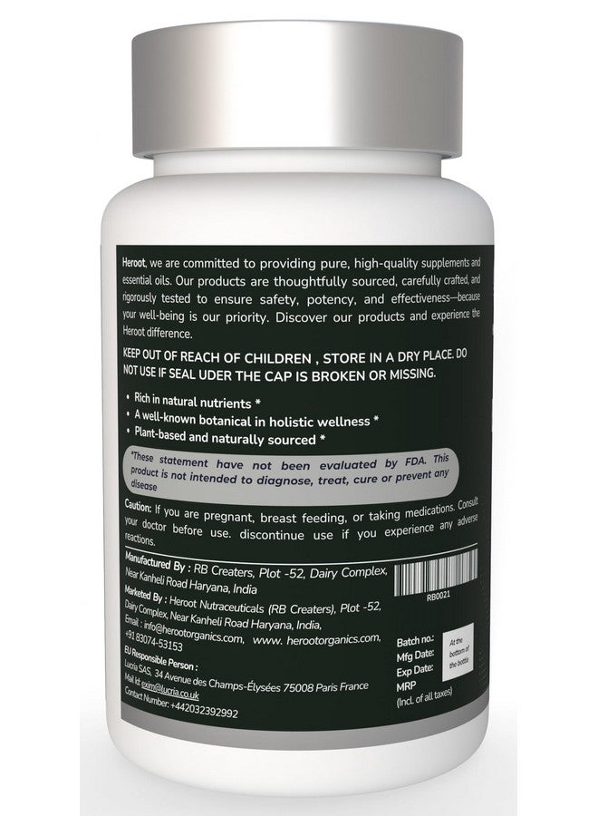 Heroot Bromelain 500mg | 2400 GDU/gram | Joint Support & Healthy Digestion | Non-GMO | Gluten Free 120 Capsules - Image 3