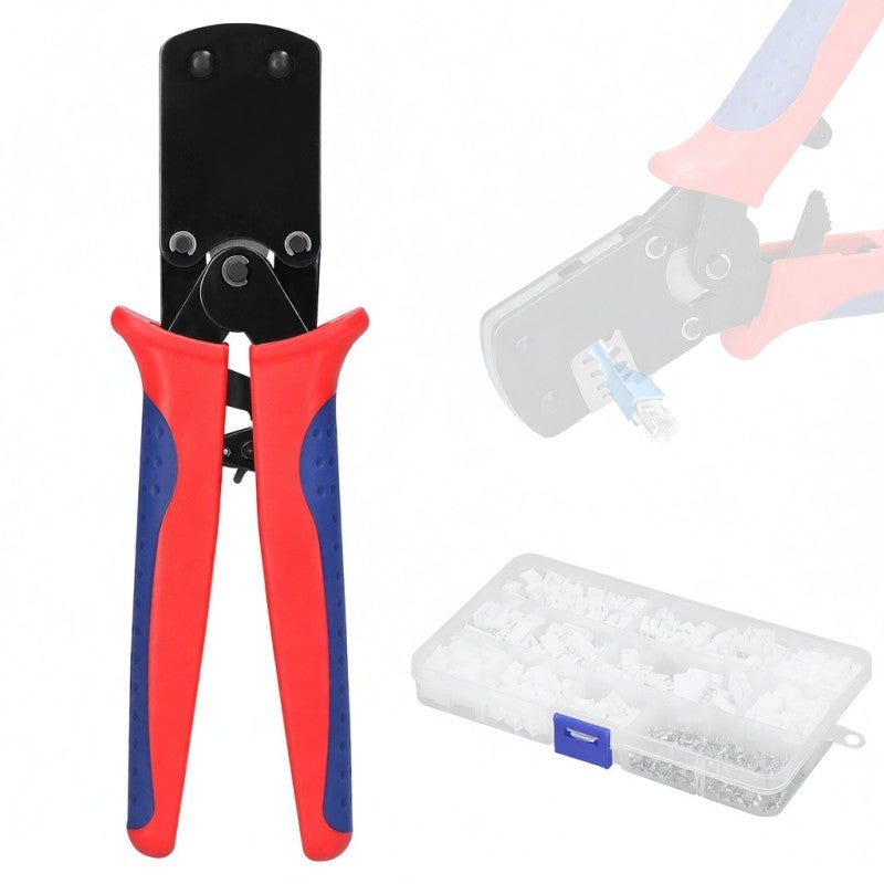 Terminals Crimping Tool Set: Ye-013br Precisely Designed Jaw - Reset Device Ergonomic Handle for Electrical Wiring Professionals - Image 1