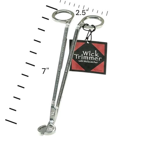 Wickman Stainless Steel Polished Wick Trimmer,Silver - Image 2