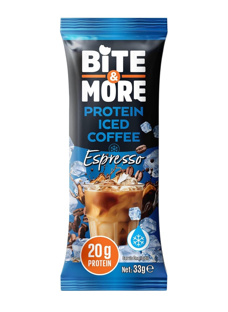 BITE AND MORE Protein Iced Coffee - Espresso - (10 pack)  - Image 2