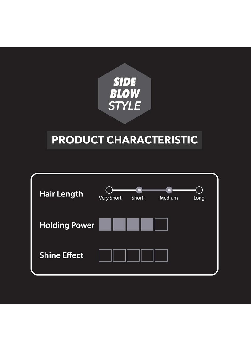 GATSBY Gatsby Hair Styling Wax - Mat & Hard, For Side Blow Style, Mat Finish, Strong Hold, High Volume, Non Sticky, Easy Wash Off, Anytime Re-Stylable Hair Wax, 75gm  - Image 5