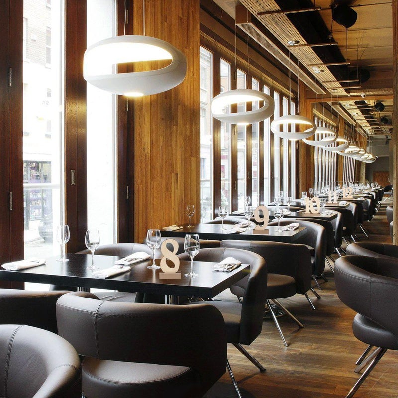 klarako 20pcs 1-20 Wooden Wedding Table Number Holders - Image 3