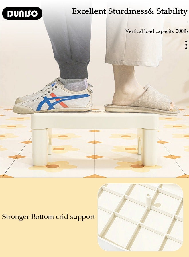 DUNISO Toilet Foot Rest, Non-Slip Toilet Stool for Bathroom, Portable Foot Stool, Multifunctional Foot Rest, Pooping Stool, Potty Squatty Stool for Adults, Stable Foot Assistance Step Stool - Image 5